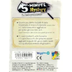 5 Minute Mystery - Pacchetto Promozionale