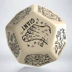 Monster Generator Die - Beige, Nero