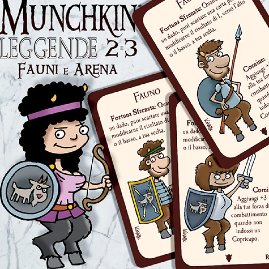 Munchkin Leggende 2 e 3 - Fauni e Arena
