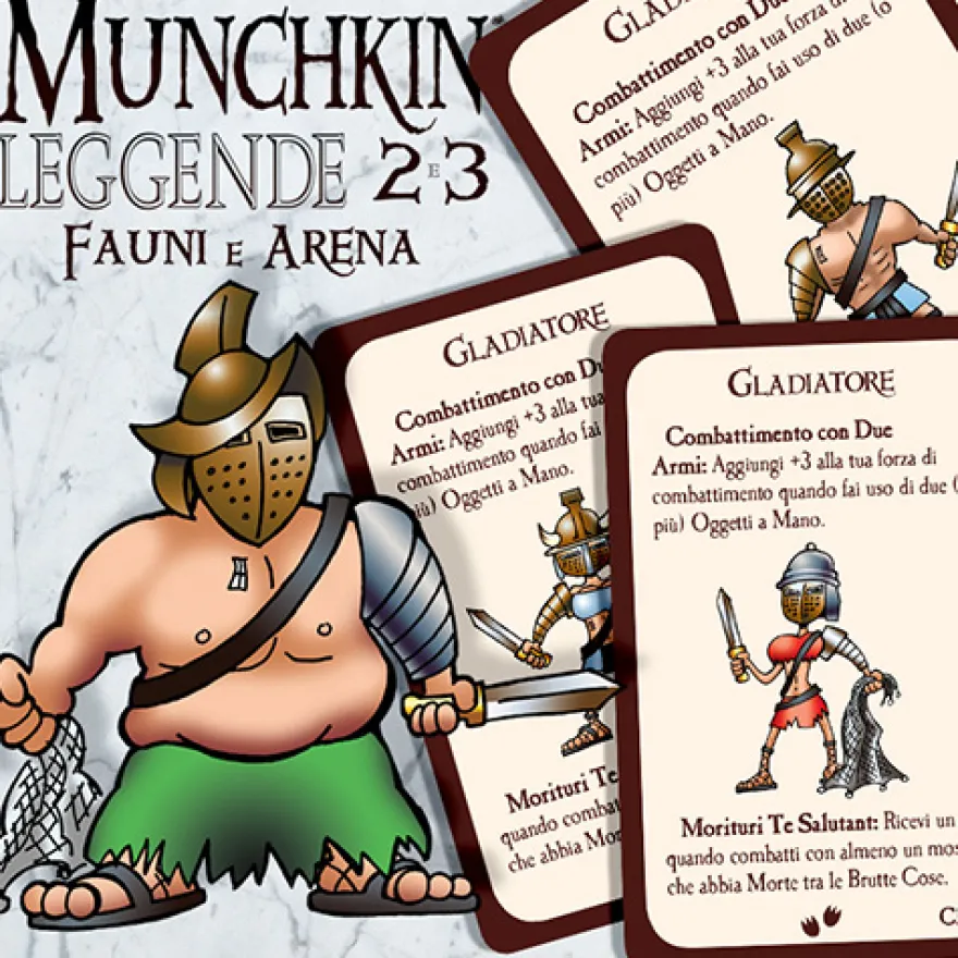 Munchkin Leggende 2 e 3 - Fauni e Arena