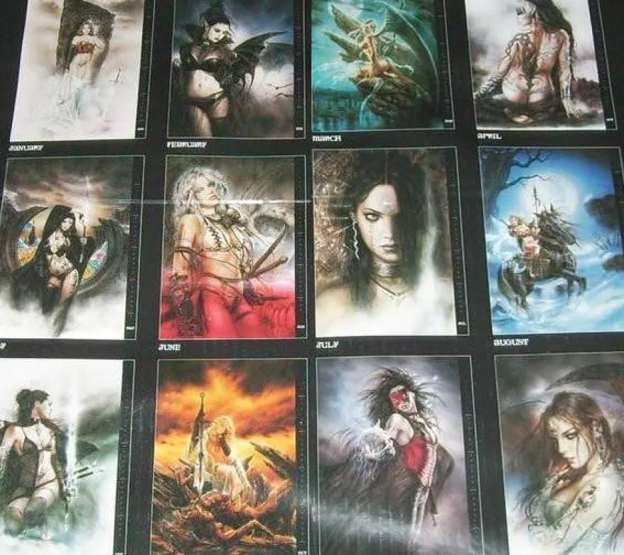 OFFERTA RAVEN PRIME - Calendario 2010 Big - Fantasies by Luis Royo
