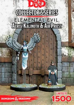 OFFERTA RAVEN PRIME - D&D Miniature Collector's Series - Elemental Evil: Aerisi Kalinoth & Air Priest