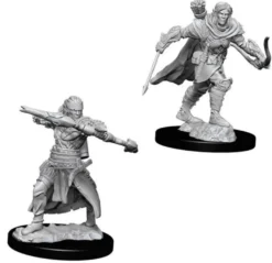 Pathfinder Battles Deep Cuts - Male Half-Elf Ranger