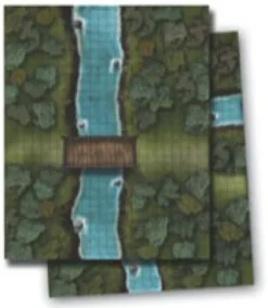 Pathfinder Flip-Mat Map: Classics River Crossing