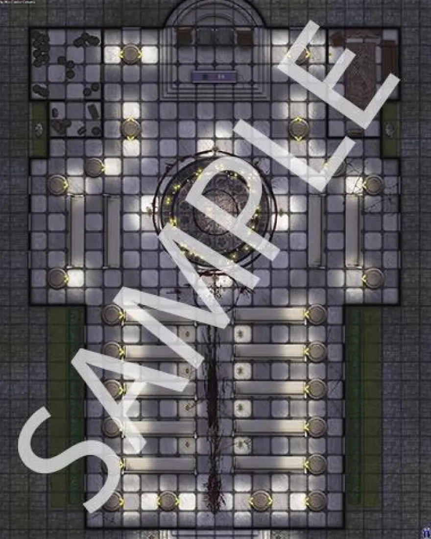 Pathfinder Flip-Mat Map: Classics Cathedral