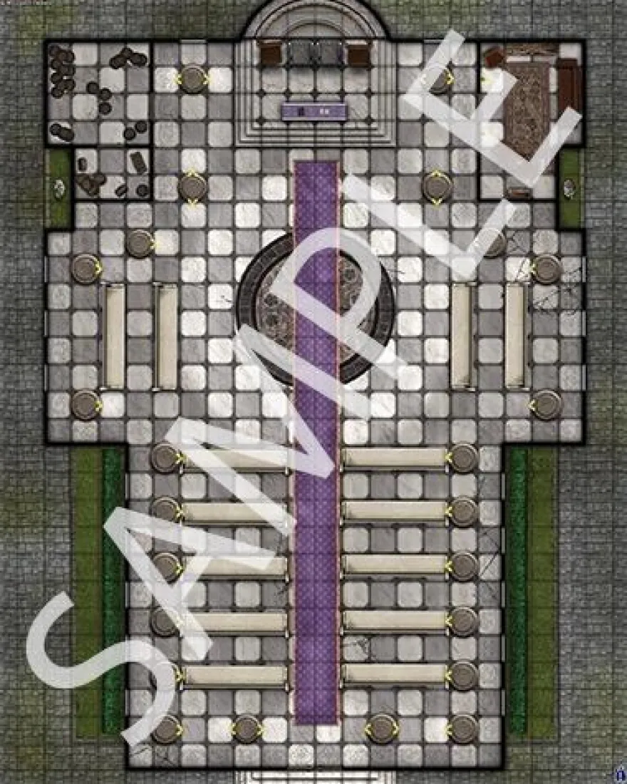 Pathfinder Flip-Mat Map: Classics Cathedral