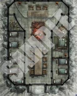 Pathfinder Flip-Mat Map: Giant Lairs