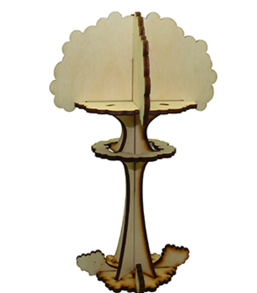 Pedina Speciale - Esplosione Atomica - Legno