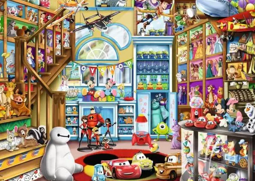 Puzzle 1000 pz. - Classici Disney - Il negozio di giocattoli Disney