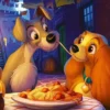 Puzzle 1000 pz. - Classici Disney Lilli e il vagabondo