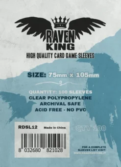 Raven King Sleeves - Bustine Protettive 75x105 mm (100)