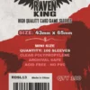 Raven King Sleeves - Bustine Protettive 43x65 mm (100)
