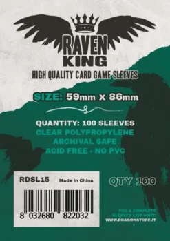 Raven King Sleeves - Bustine Protettive 59x86 mm (100)