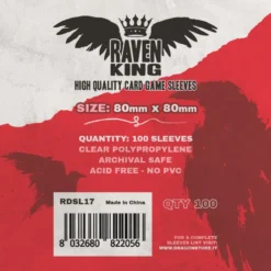 Raven King Sleeves - Bustine Protettive 80x80 mm (100)