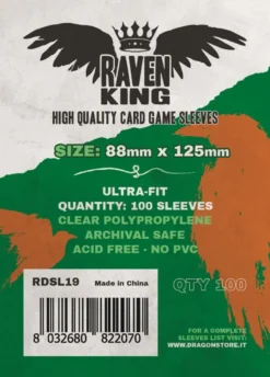 Raven King Sleeves - Bustine Protettive 88x125 mm (100)