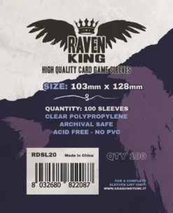 Raven King Sleeves - Bustine Protettive 103x128 mm (100)
