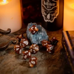 Raven Queen Dice Set - Dadi Licantropi con Fasi Lunari (10)