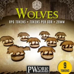 RPG Tokens - Wolves / Lupi