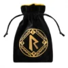Sacchetto Velluto: Runico - Nero, Oro