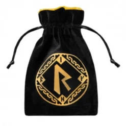 Sacchetto Velluto: Runico - Nero, Oro