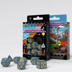 Set Dadi Arcade - Blu, Giallo