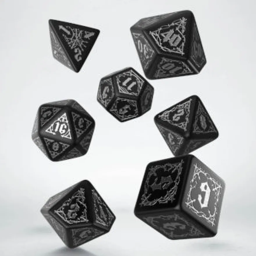 Set Dadi Bloodsucker - Nero, Argento