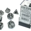 Set Dadi Borealis - Fumo Chiaro/Argento