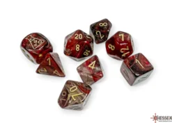 Set 7 Dadi Borealis Poliedrici - Cosmo/Oro