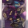 Set Dadi Borealis - Viola Reale/Oro