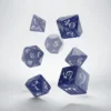 Set Dadi Classici RPG - Cobalto, Bianco