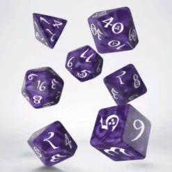 Set Dadi Classici RPG - Lavanda e Bianco