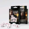 Set Dadi Classici Runici - Bianco, Rosso