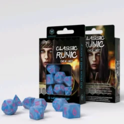 Set Dadi Classici Runici - Ghiaccio, Rosa
