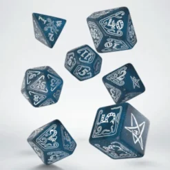 Set Dadi Cthulhu - Abyssal, Bianco