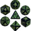 Set Dadi Cthulhu - Nero, Verde