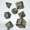 Set Dadi Cthulhu 7th Edition - Blu,Verde & Oro