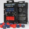 Set Dadi d6 Compact: Crosshairs Cobalto/Rosso (20)