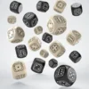 Set Dadi d6 Compact: Fortress Nero/Beige (20)