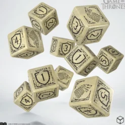 Set Dadi Game of Thrones - House Stark (10XD6)