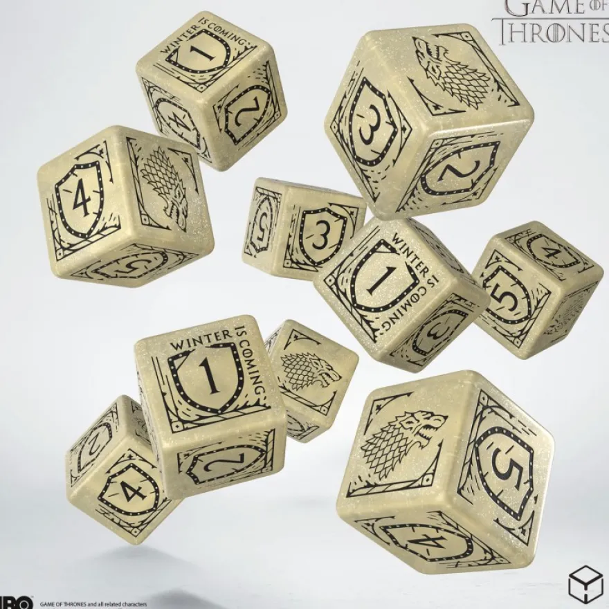 Set Dadi Game of Thrones - House Stark (10XD6)