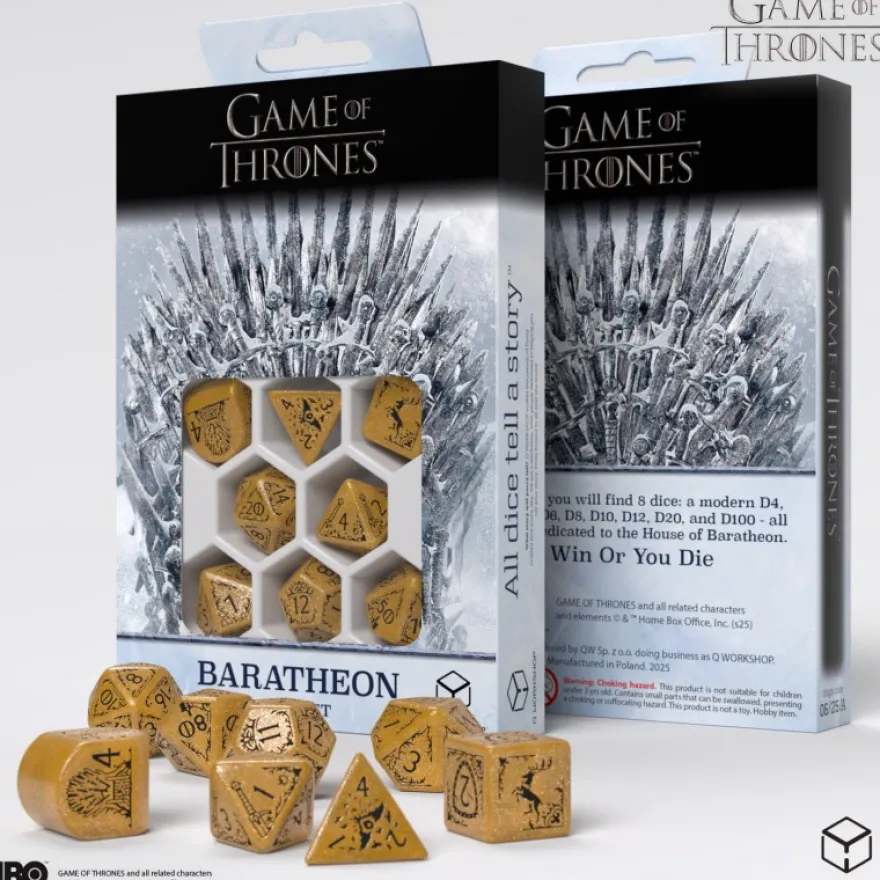 Set Dadi Game of Thrones - House Baratheon