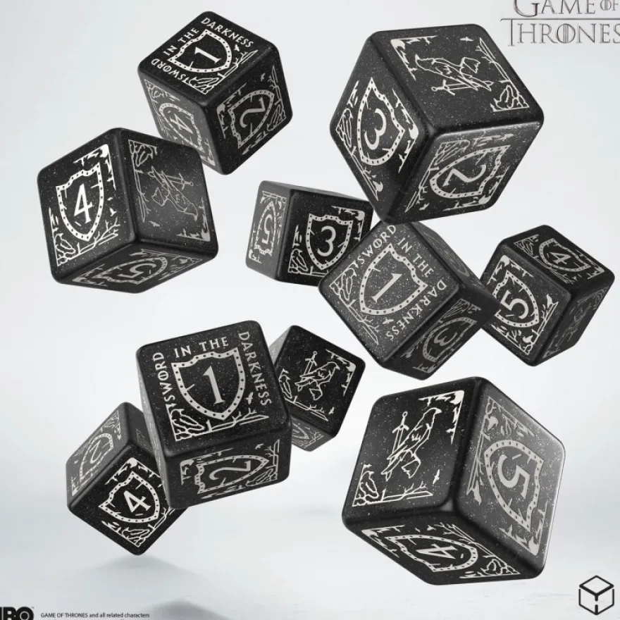 Set Dadi Game of Thrones - Night’s Watch (10XD6)