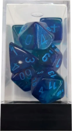 Set Dadi Gemini 8 - Blu-Blu/Azzurro