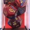 Set Dadi Gemini 2 - Blu-Rosso/Oro