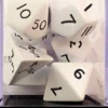 Set Dadi Jumbo - Bianco