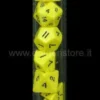 Set Dadi Jumbo in Tubo - Giallo