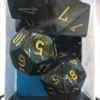 Set Dadi Lustrous - Ombra/Oro