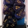 Set Dadi Scarab - Regale Blu/Oro