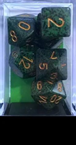 Set Dadi Speckled - Golden Recon