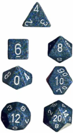 Set Dadi Speckled - Mare
